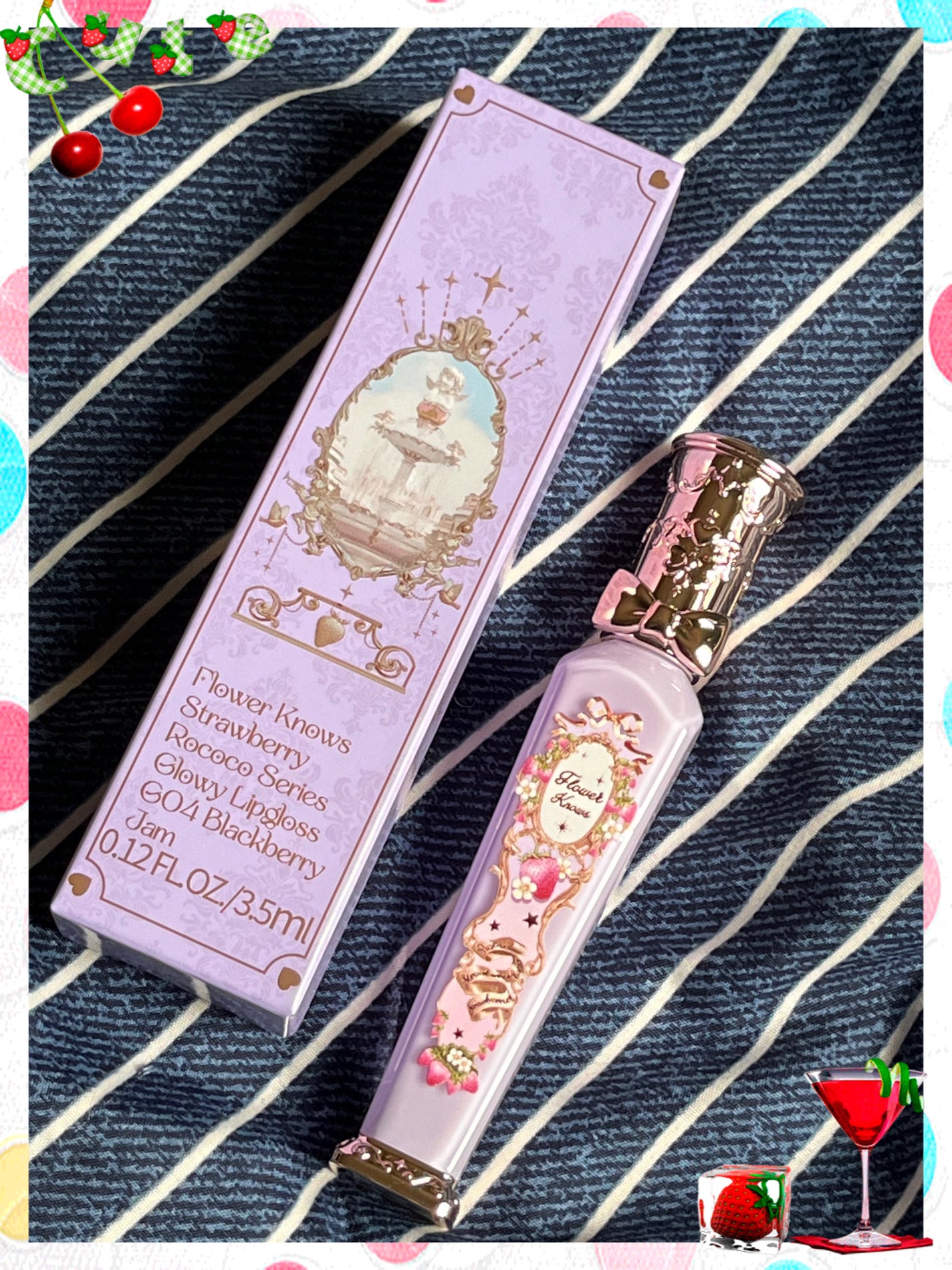 ストロベリーロココシリーズ グロウリップグロス/FlowerKnows/リップグロスを使ったクチコミ(3枚目)