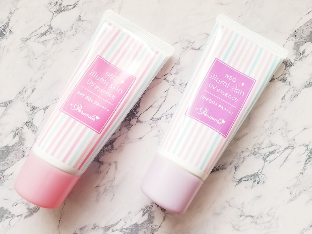 パラソーラ ネオイルミスキン UV エッセンス PK 【ネオイルミ ピンク】/パラソーラ/日焼け止め・UVケアを使ったクチコミ(1枚目)