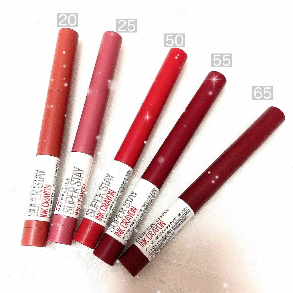 SPステイ インク クレヨン 55/MAYBELLINE NEW YORK/口紅を使ったクチコミ（2枚目）