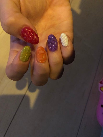 ジェルネイル(ライト対応)/セリア/ジェルネイルを使ったクチコミ(2枚目)