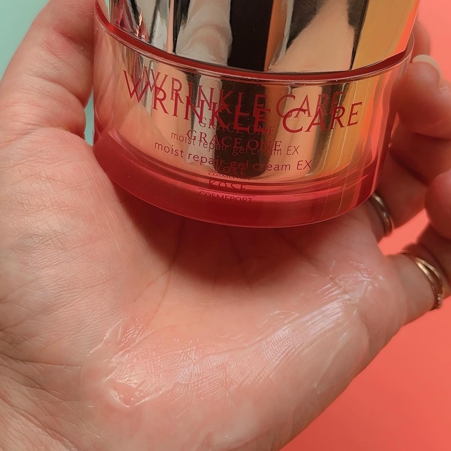 リンクルケア モイストジェルクリーム/グレイスワン/オールインワン化粧品を使ったクチコミ（3枚目）