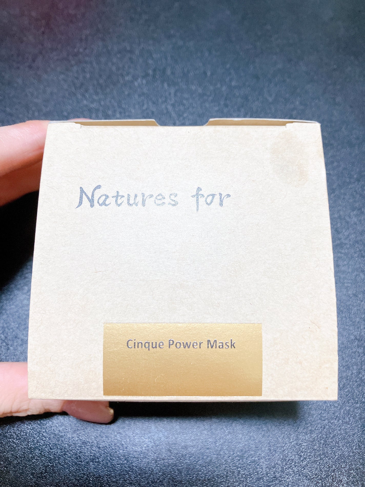 チンクエパワーマスク/Natures for/フェイスクリームを使ったクチコミ(3枚目)