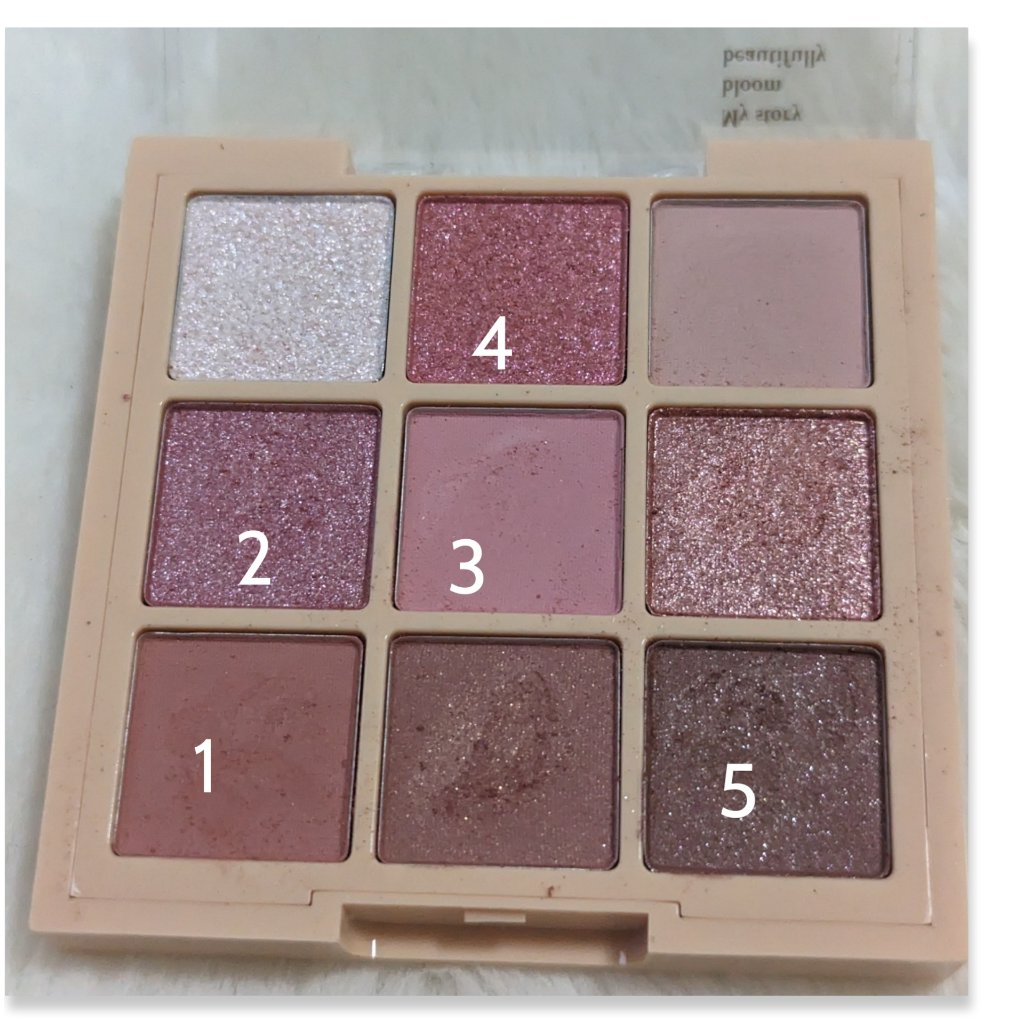 ムードオンアイシャドウ/Lilytone/アイシャドウパレットを使ったクチコミ（3枚目）