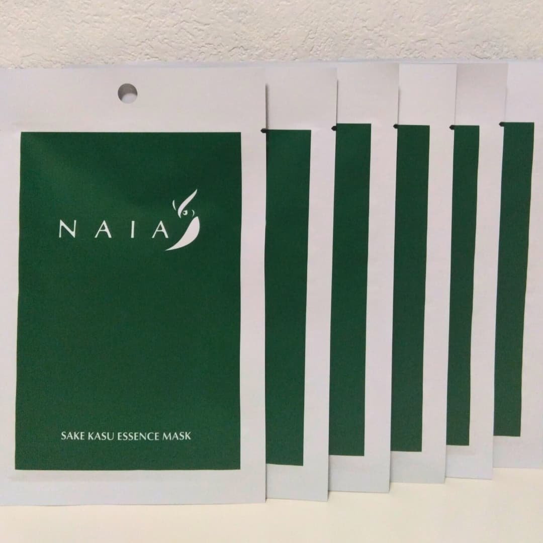 酒粕フェイスマスク 7枚入り（個包装）/NAIA/シートマスク・パックを使ったクチコミ（2枚目）