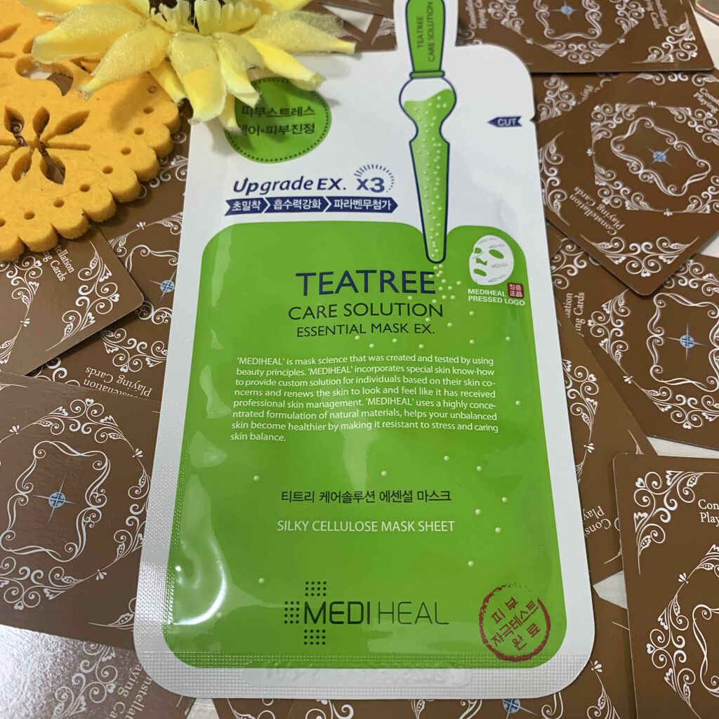 ティーツリーケアソリューション アンプルマスクJEX/MEDIHEAL/シートマスク・パックを使ったクチコミ(1枚目)