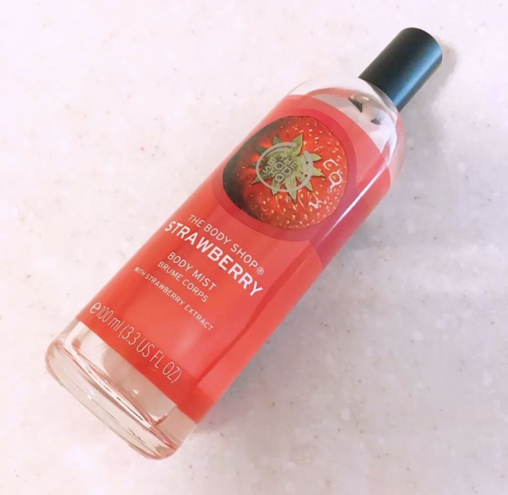 ボディミスト ストロベリー/THE BODY SHOP/香水(その他)を使ったクチコミ（2枚目）