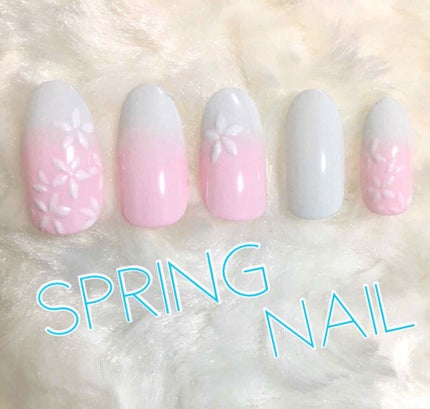 クリアネイルチップ/セリア/ネイルチップ・パーツを使ったクチコミ(1枚目)