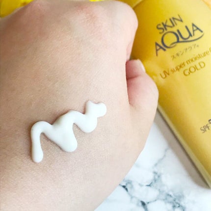 スーパーモイスチャージェルゴールド/スキンアクア/日焼け止めジェルを使ったクチコミ(4枚目)