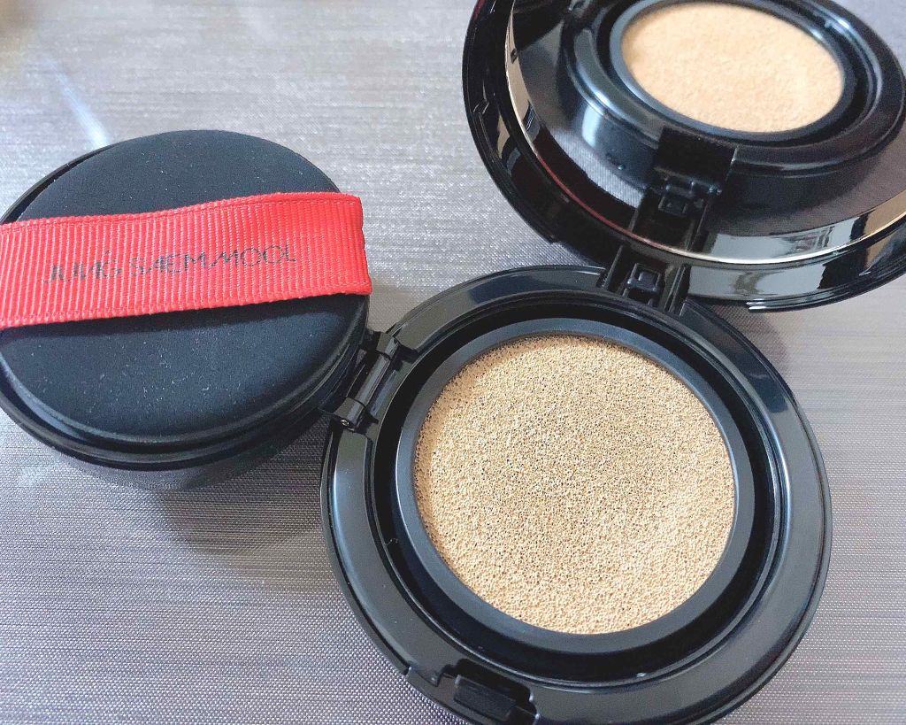 エッセンシャル スキン ヌーダー クッション/JUNG SAEM MOOL/クッションファンデーションを使ったクチコミ（2枚目）