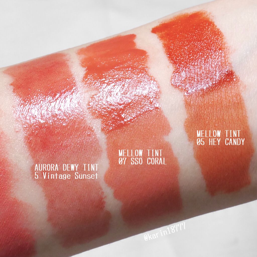 バイト ザ ビート メロウ ティント/MERZY/リップティントを使ったクチコミ(3枚目)