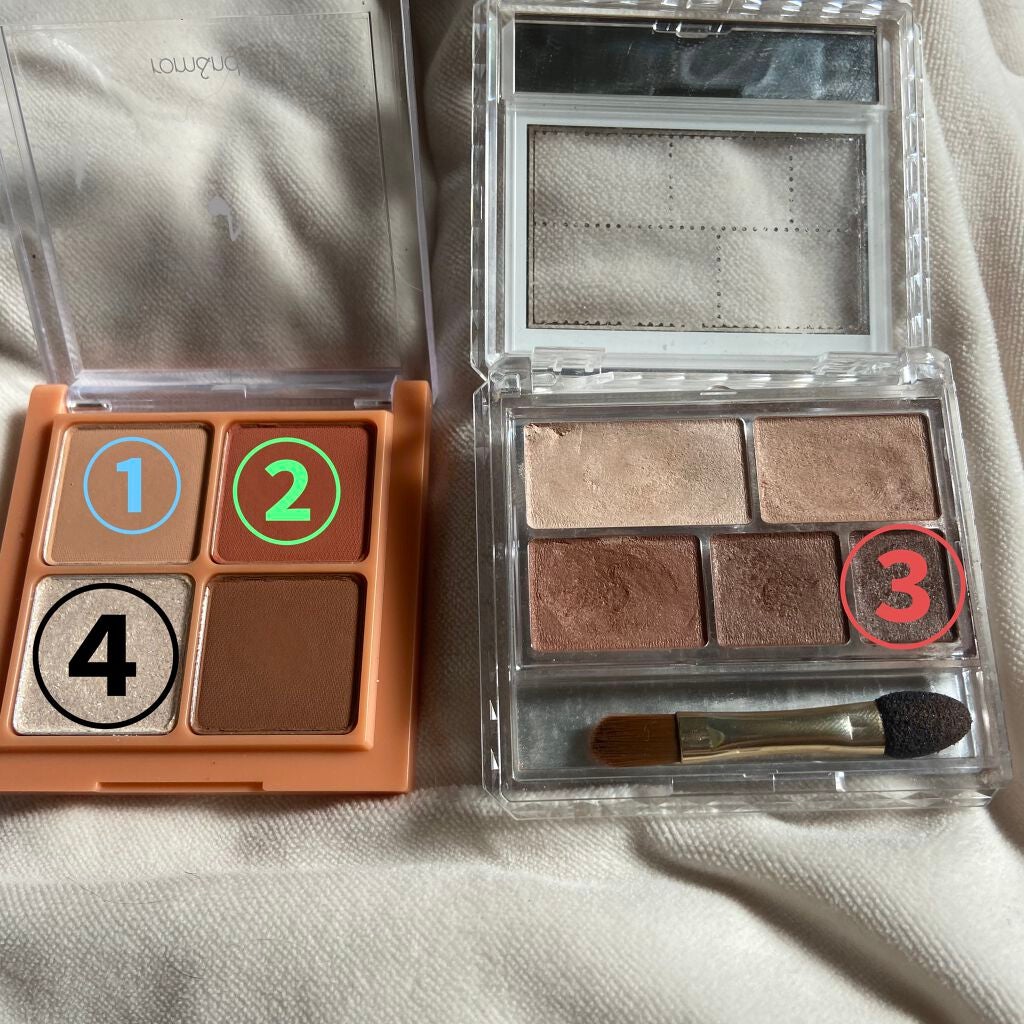 パーフェクトマルチアイズ/キャンメイク/アイシャドウパレットを使ったクチコミ(2枚目)