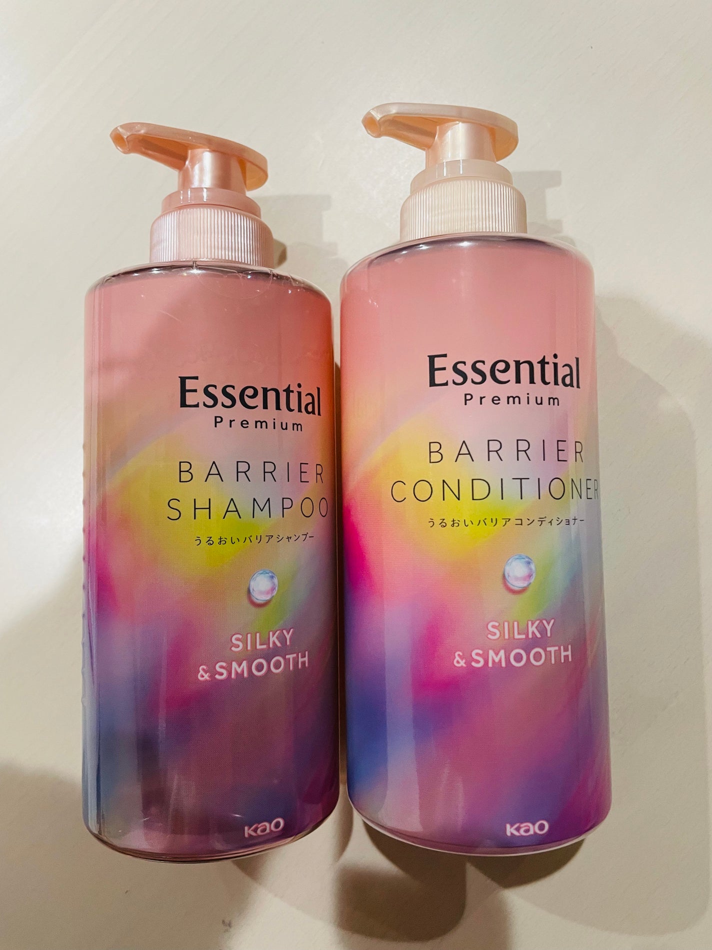 エッセンシャルプレミアム バリアシャンプー・コンディショナー シルキー&スムース/エッセンシャル/市販シャンプーを使ったクチコミ(2枚目)
