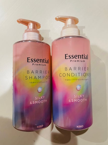 エッセンシャルプレミアム バリアシャンプー・コンディショナー シルキー&スムース/エッセンシャル/市販シャンプーを使ったクチコミ(2枚目)