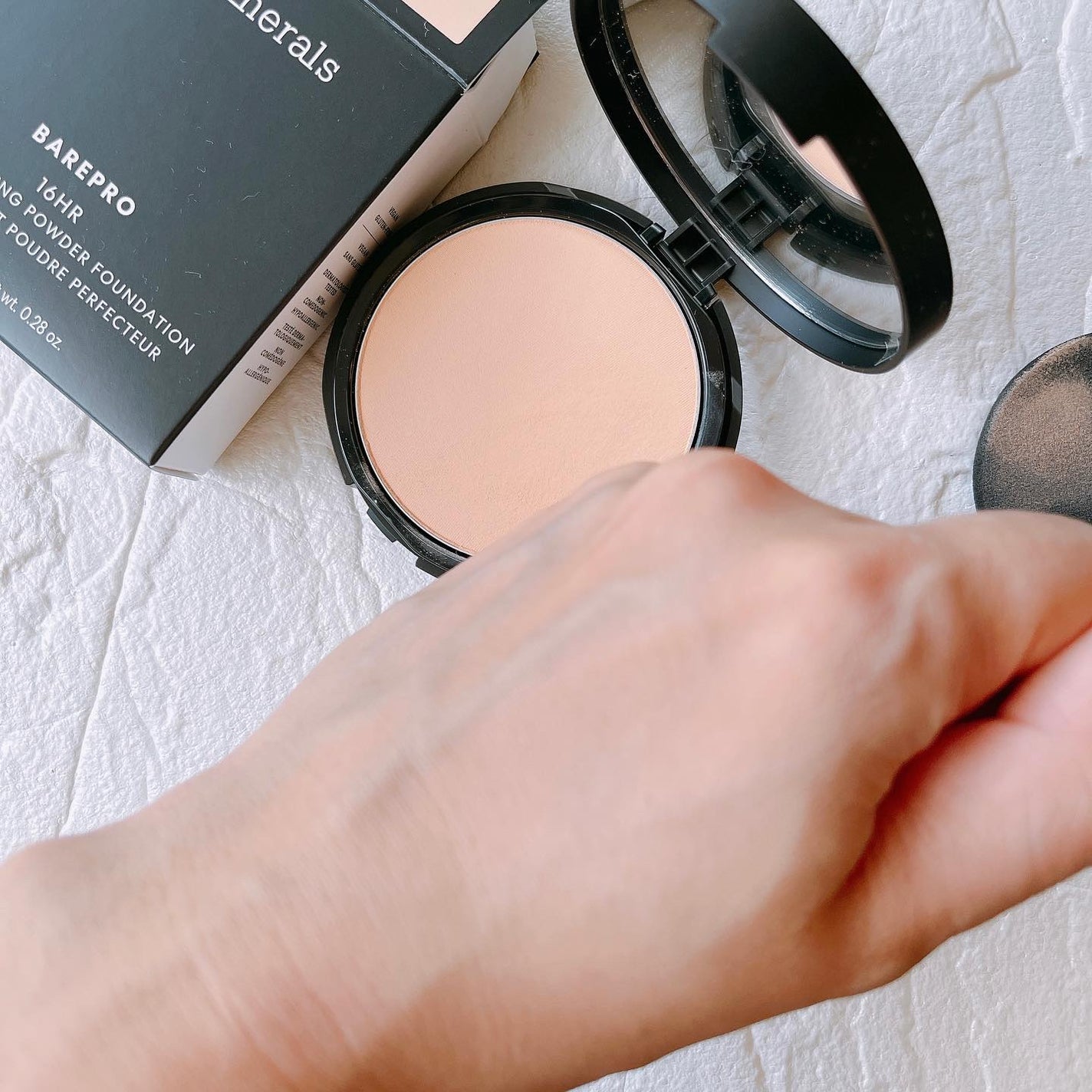 ベアプロ 16HR パウダー ファンデーション/bareMinerals/パウダーファンデーションを使ったクチコミ(8枚目)