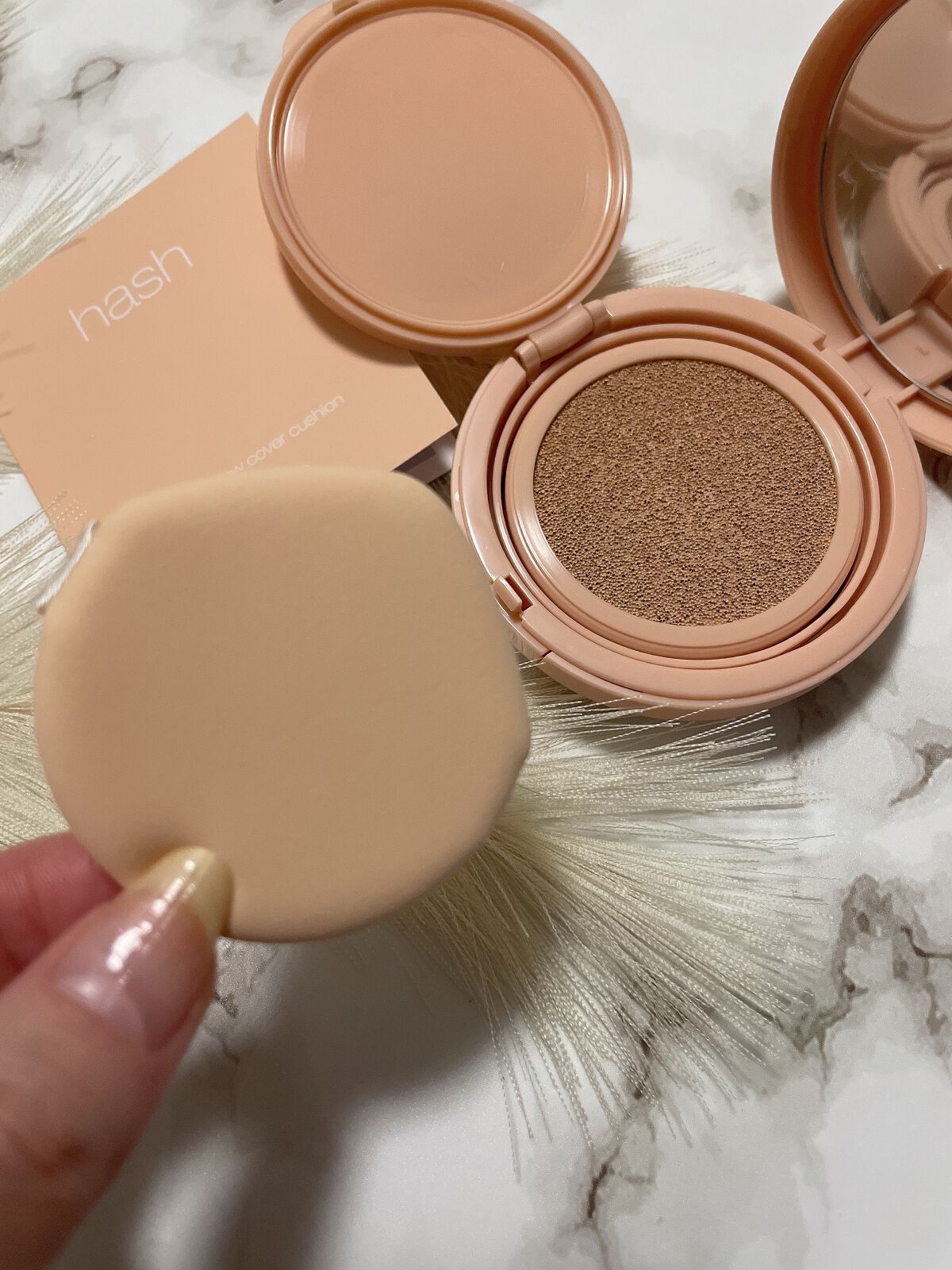 クラウド スキン グロー クッション XX01 ホンデ/HASH/クッションファンデーションを使ったクチコミ(5枚目)