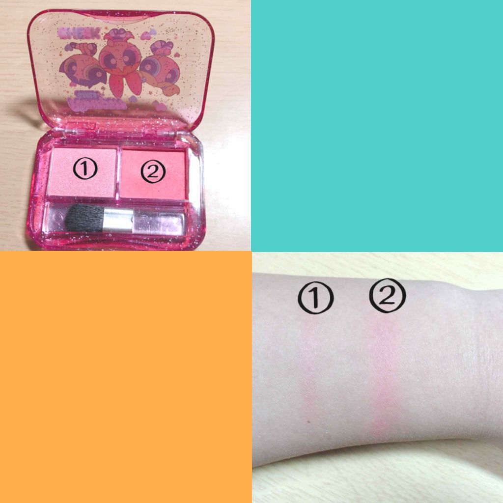 パワーパフガールズ チーク/サンキューマート/パウダーチークを使ったクチコミ(3枚目)