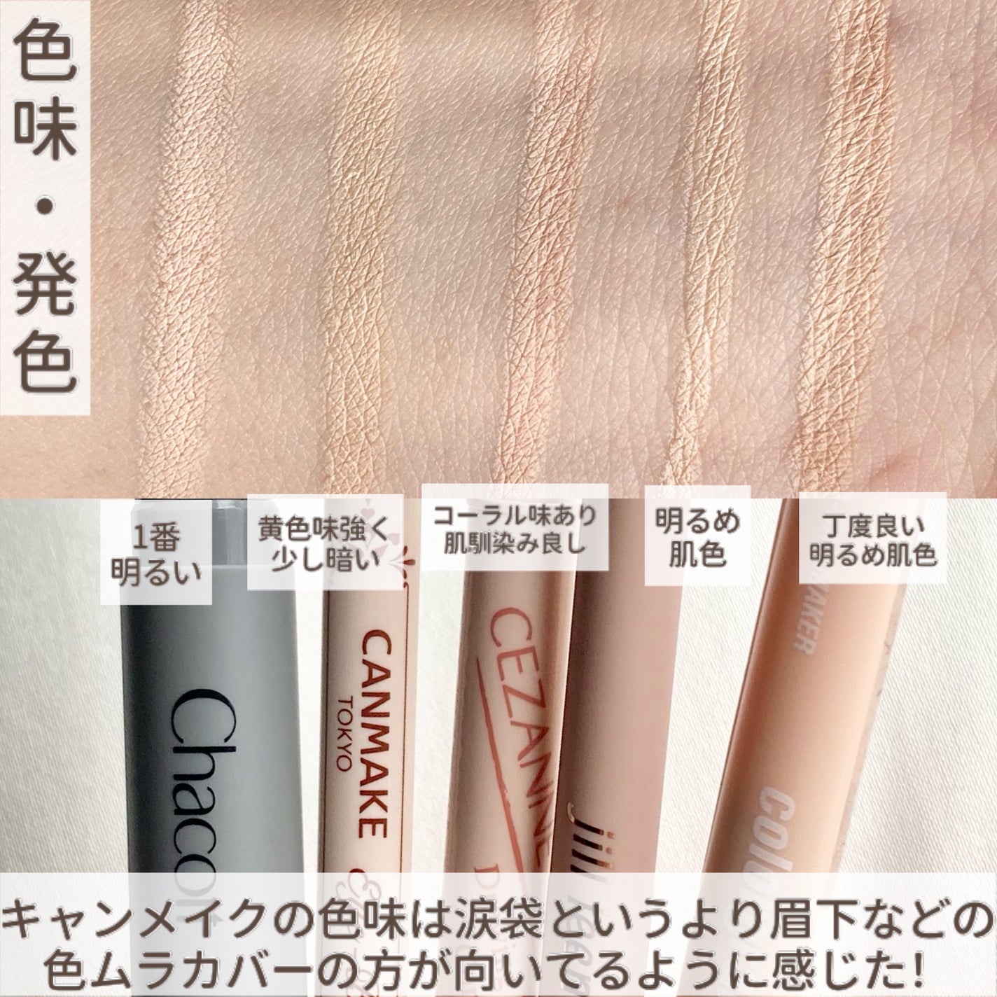 クレヨンコンシーラー/チャコット・コスメティクス/ペンシルコンシーラーを使ったクチコミ(5枚目)