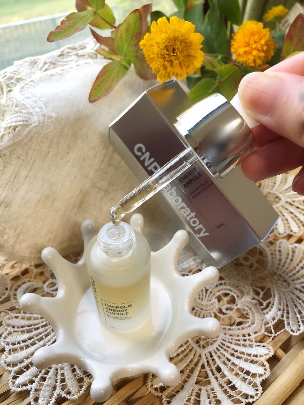 プロポリスアンプル アクティブクリーム/CNP Laboratory/フェイスクリームを使ったクチコミ（3枚目）