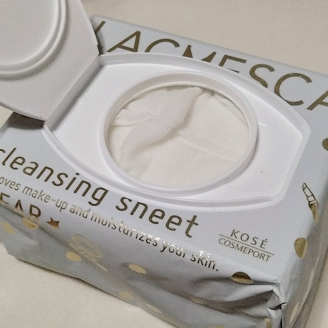 水クレンジングシート(クリア)/ラチェスカ/クレンジングシートを使ったクチコミ(2枚目)