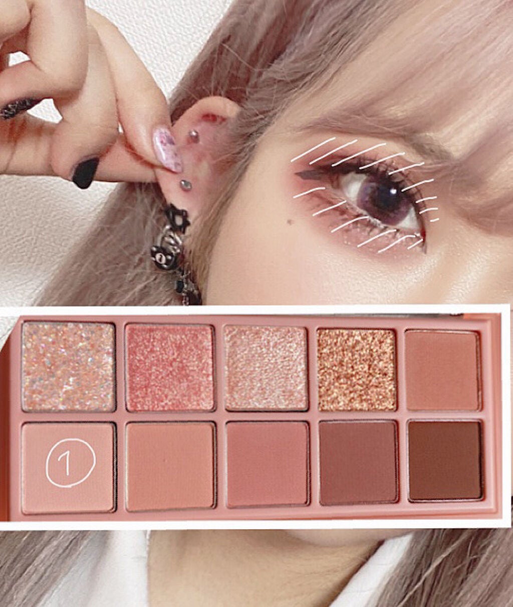 ベターザンパレット/rom&nd/アイシャドウパレットを使ったクチコミ(4枚目)