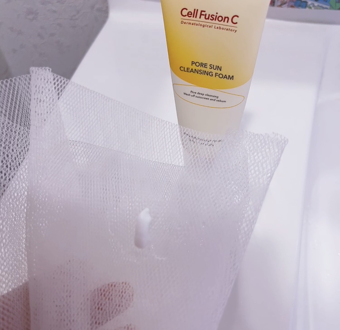 ポアサンクレンジングフォーム/Cell Fusion C(セルフュージョンシー)/洗顔フォームを使ったクチコミ（2枚目）