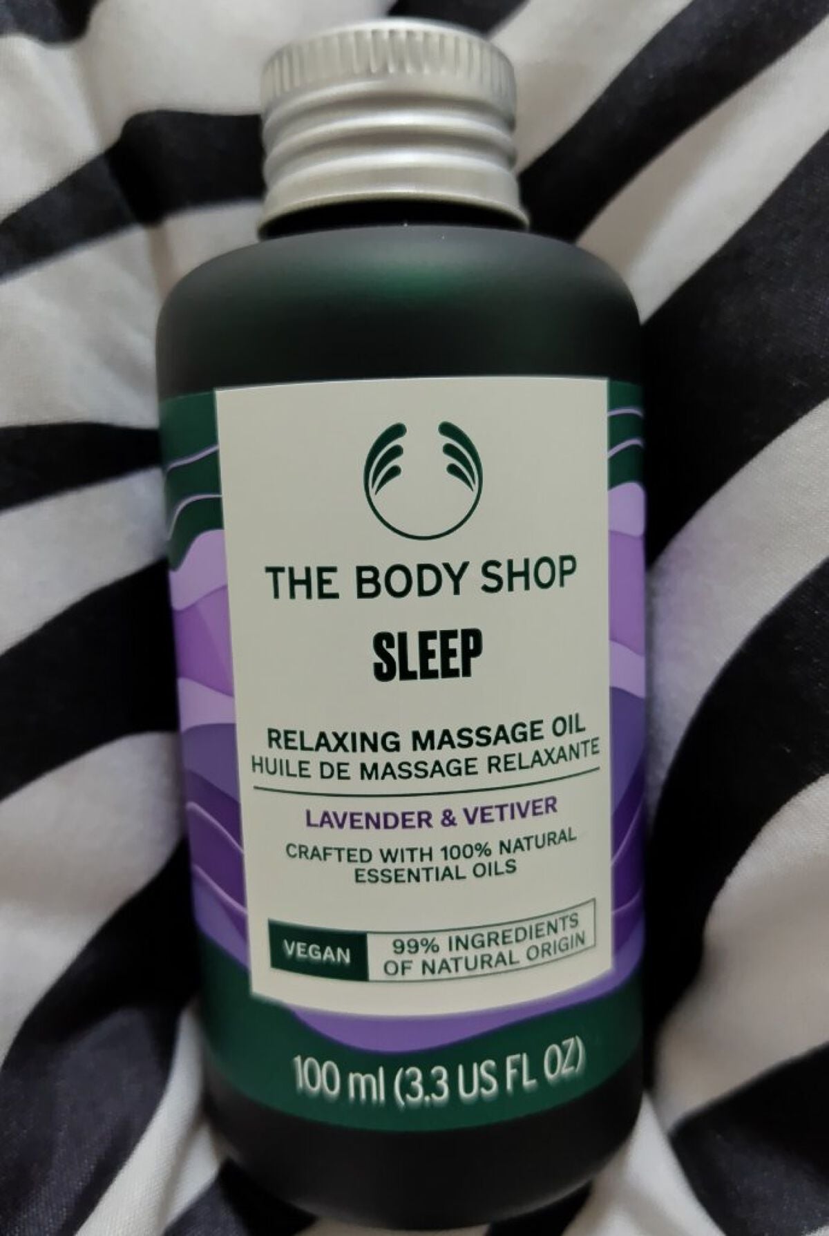 ウェルネス マッサージオイル ラベンダー&ベチバー/THE BODY SHOP/ボディオイルを使ったクチコミ(1枚目)