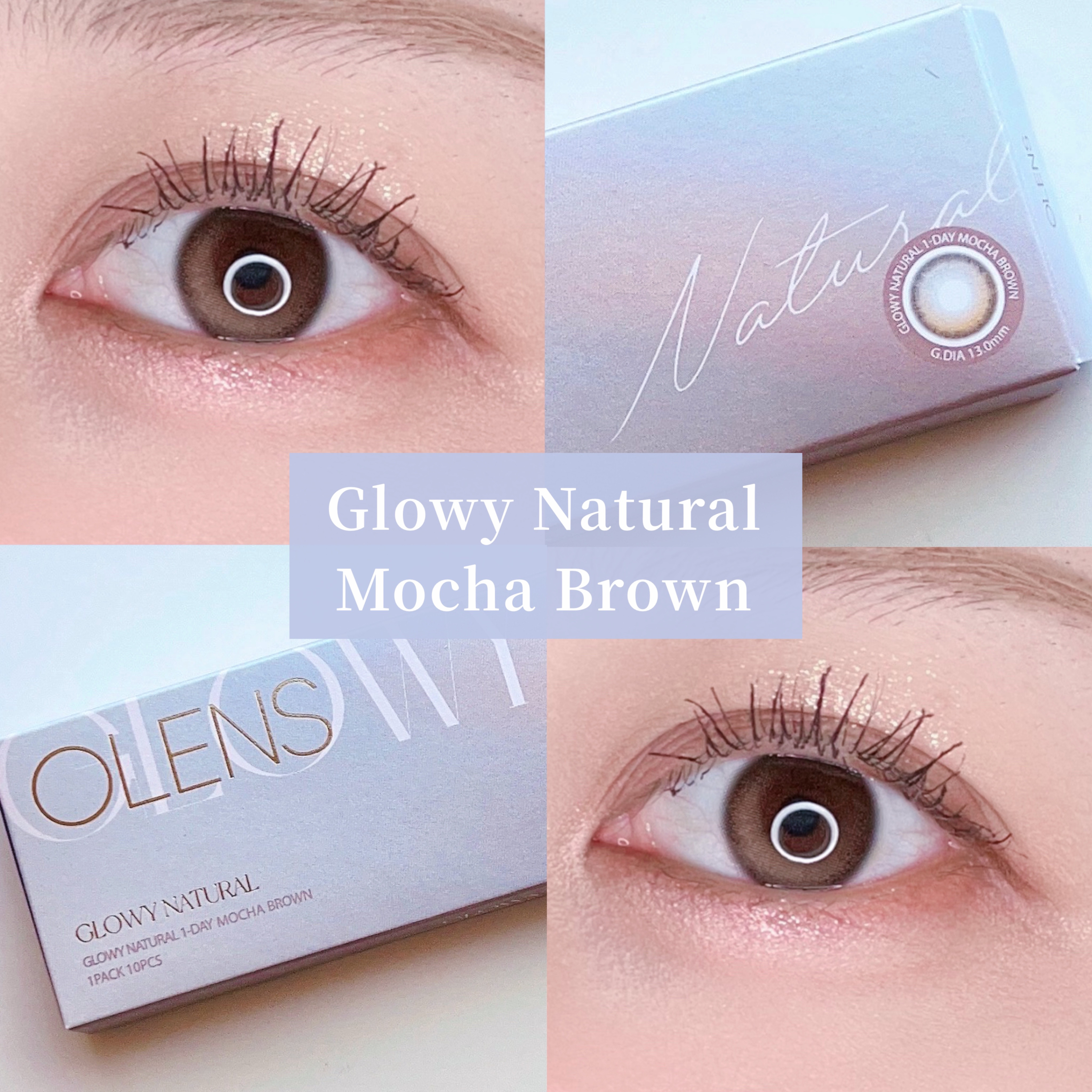 Glowy Natural 1Day/OLENS/カラーコンタクトレンズを使ったクチコミ（1枚目）
