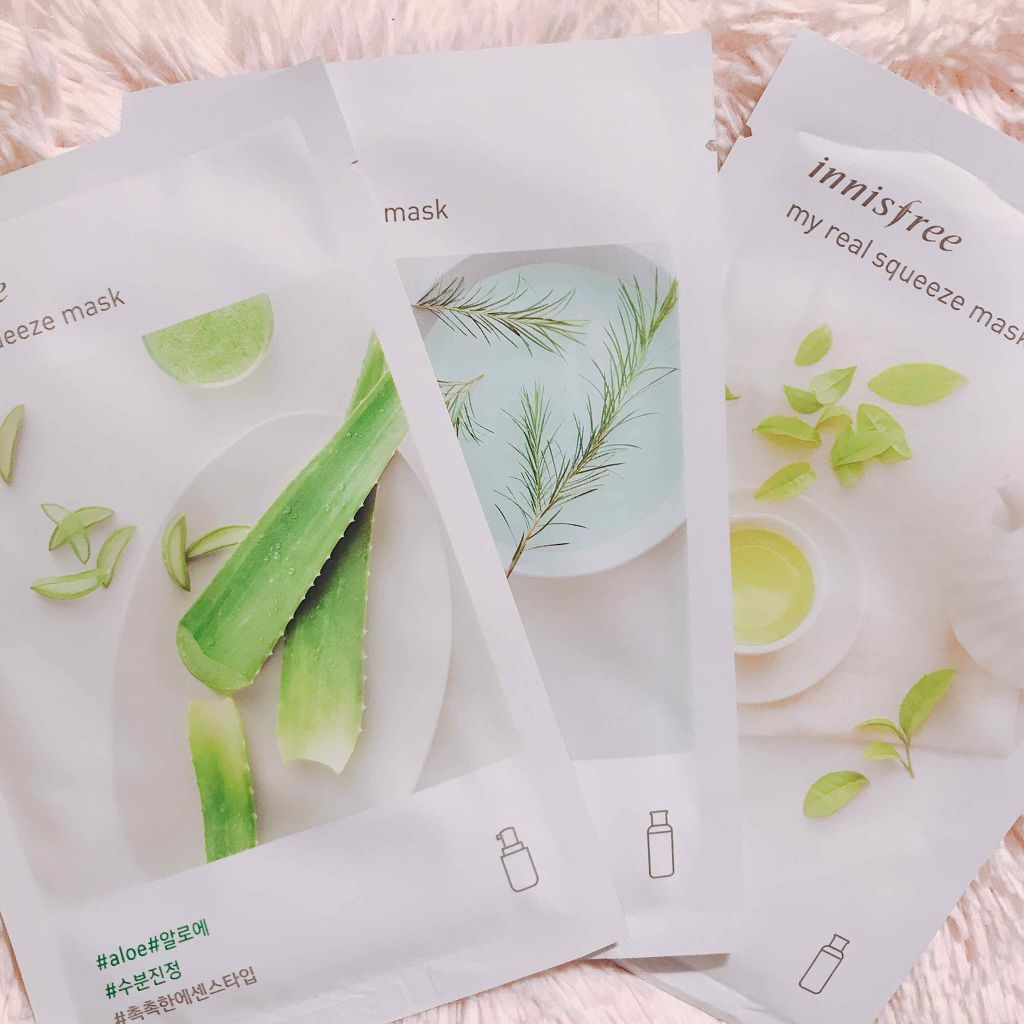 マイリアル スクイーズ マスクシート/innisfree/シートマスク・パックを使ったクチコミ（2枚目）