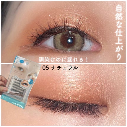 クイックエクステンション 04 Atype BROWN(Aタイプブラウン)/D-UP/つけまつげを使ったクチコミ(2枚目)