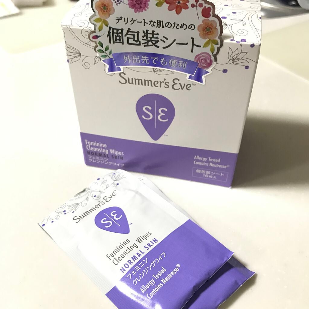 フェミニンクレンジングワイプ ノーマルスキン/Summer's Eve(サマーズイブ)/デリケートゾーンケアを使ったクチコミ(1枚目)