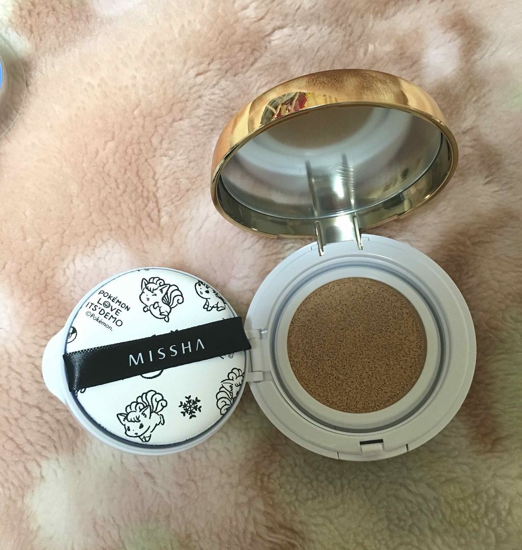 M クッション ファンデーション(モイスチャー)/MISSHA/クッションファンデーションを使ったクチコミ(3枚目)