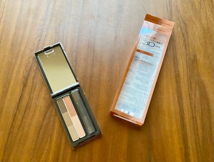 デザイニングアイブロウ3D(デュアルカラー)/KATE/パウダーアイブロウを使ったクチコミ(1枚目)