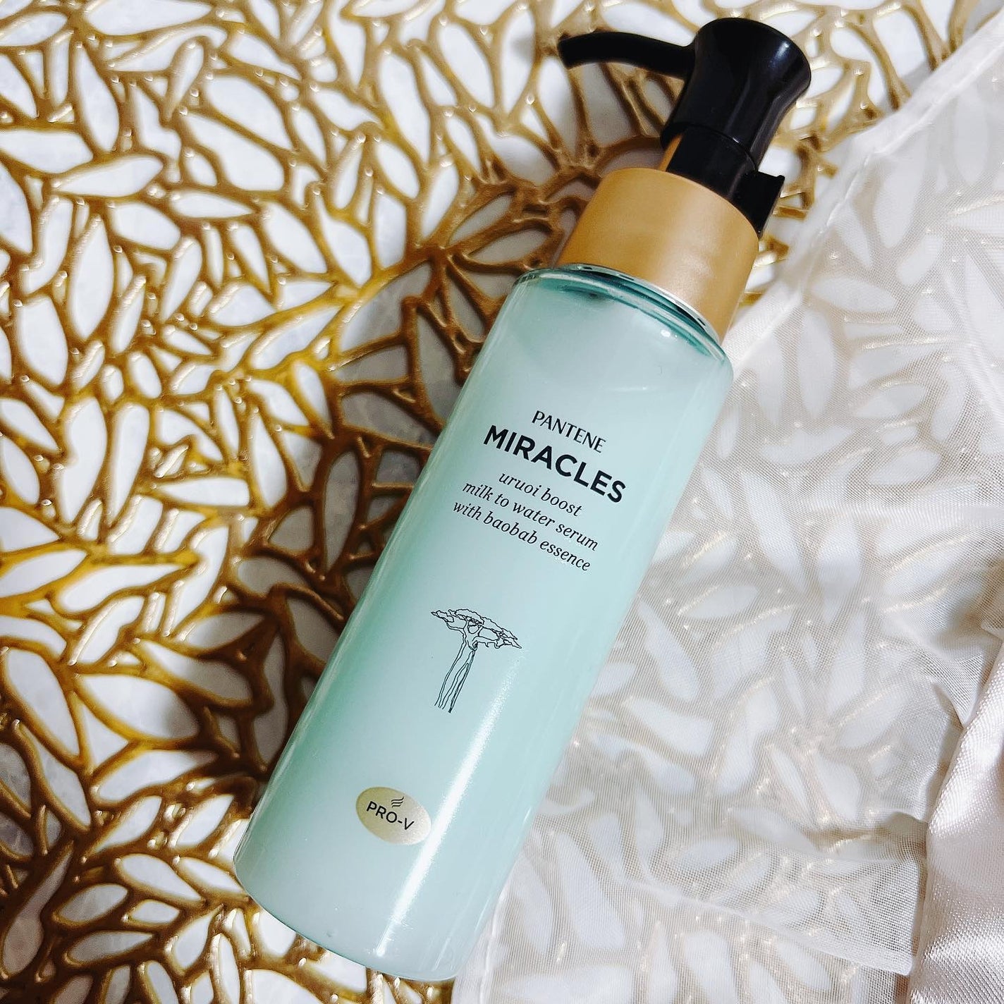 ミラクルズ うるおいブーストミルクウォーターセラム/パンテーン/アウトバストリートメントを使ったクチコミ(1枚目)