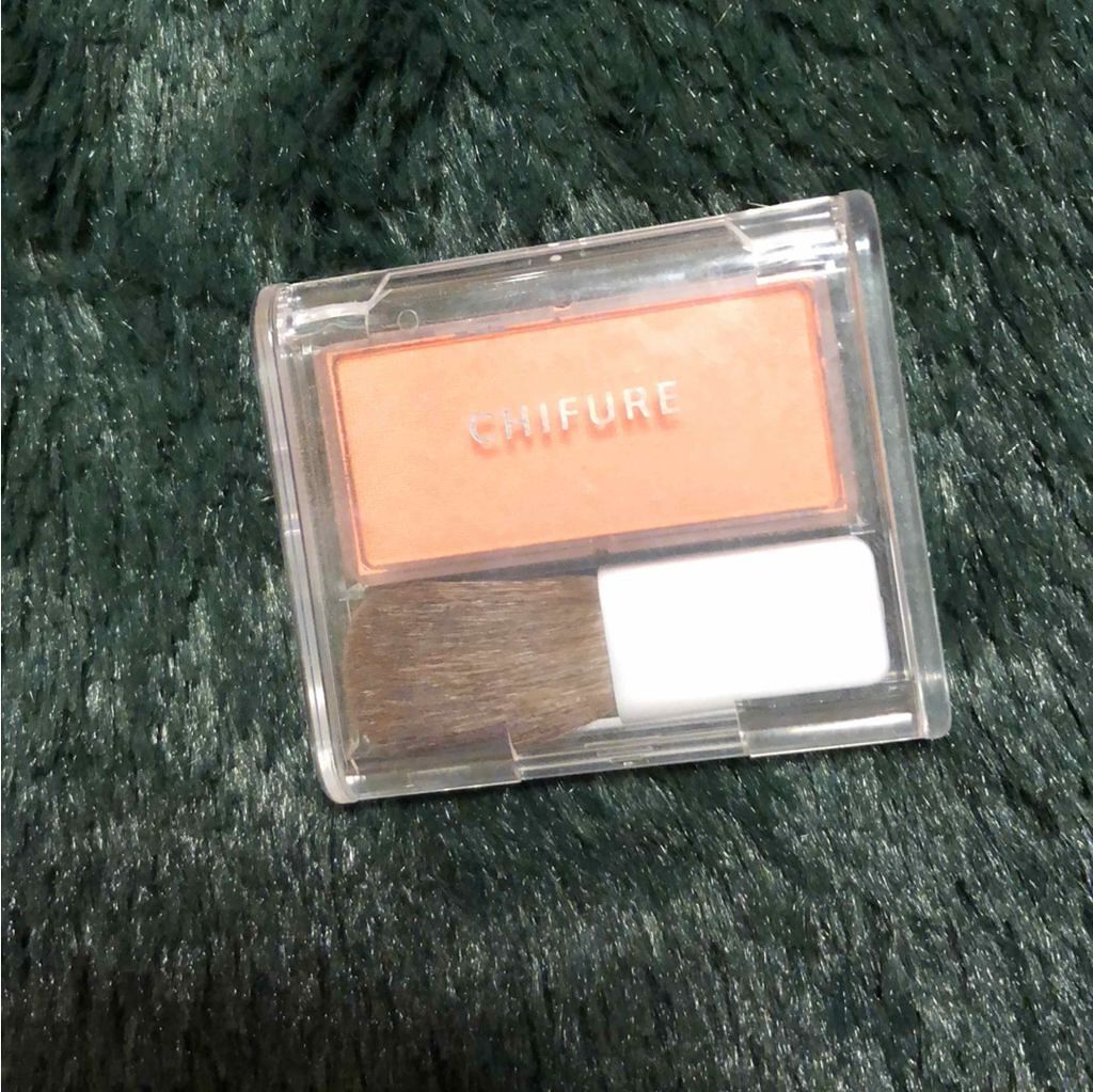 チーク カラー(ブラシ付)/ちふれ/パウダーチークを使ったクチコミ（1枚目）