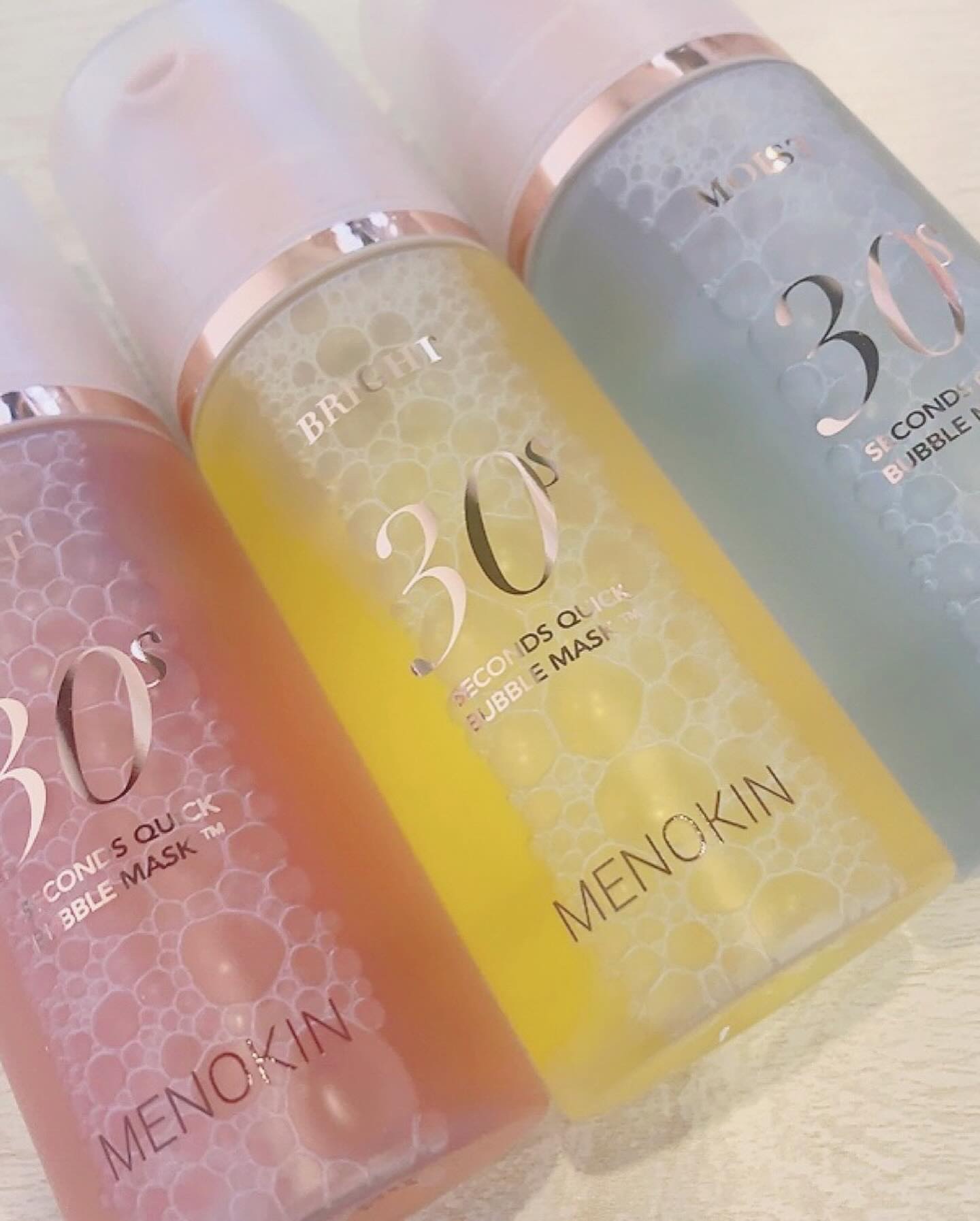 30秒クイックバブルマスク3種セット/MENOKIN/シートマスク・パックを使ったクチコミ（1枚目）