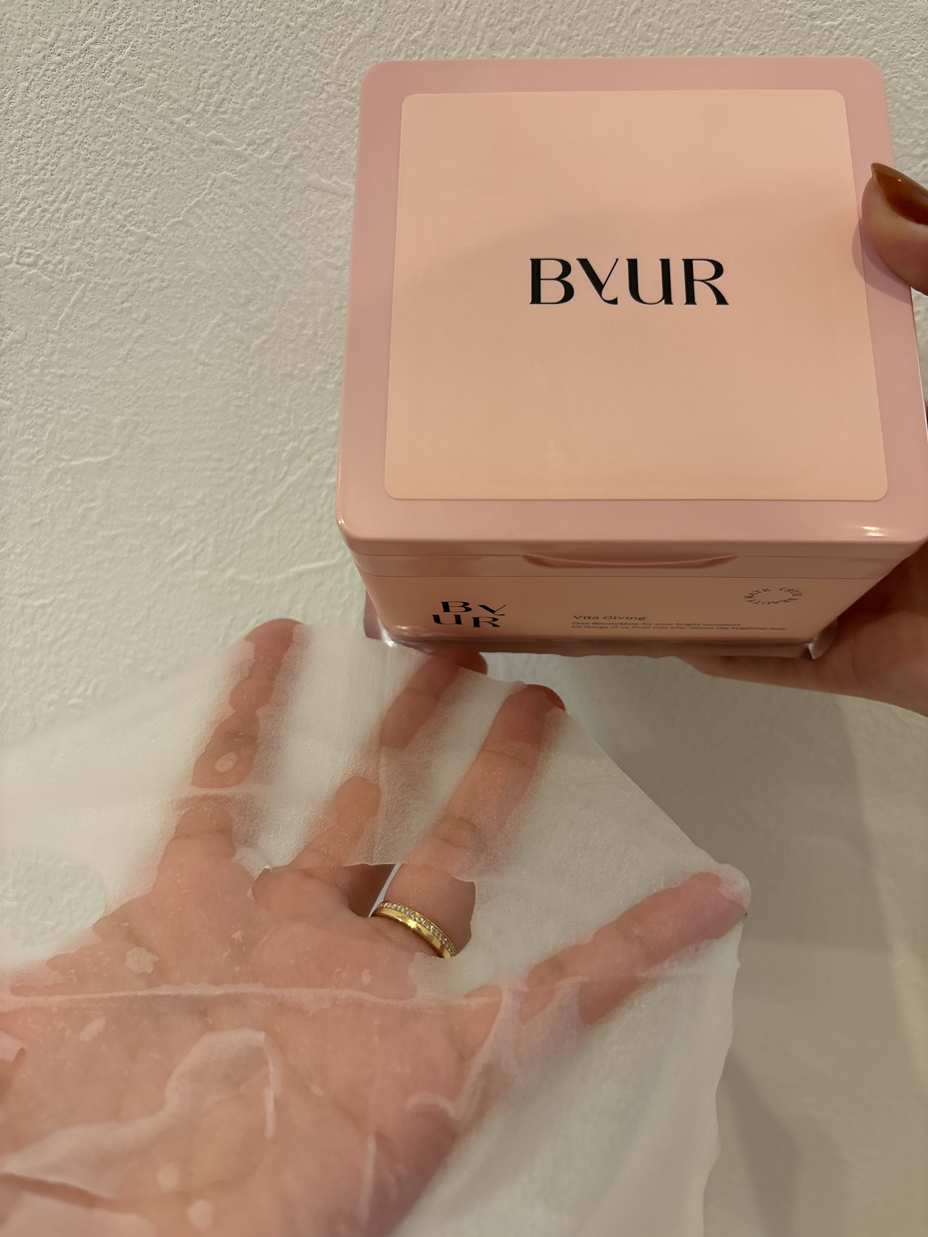 ビタギビング デイリーアクアセラムマスク/ByUR/シートマスク・パックを使ったクチコミ（2枚目）