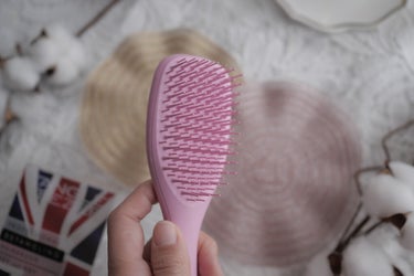 タングルティーザー ザ・アルティメットディタングラー ミニ プリンセスピンク/TANGLE TEEZER/ヘアブラシを使ったクチコミ（1枚目）