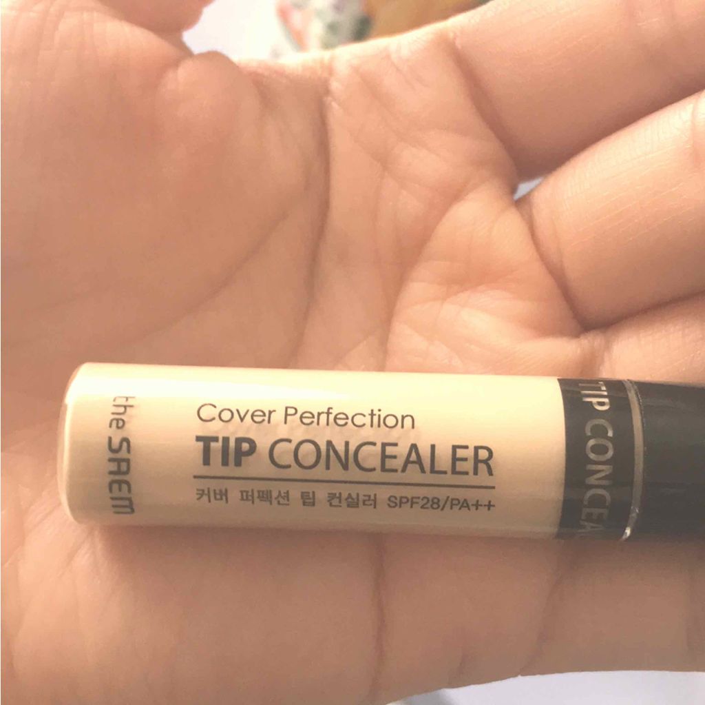 カバーパーフェクション チップコンシーラー/the SAEM/リキッドコンシーラーを使ったクチコミ(2枚目)
