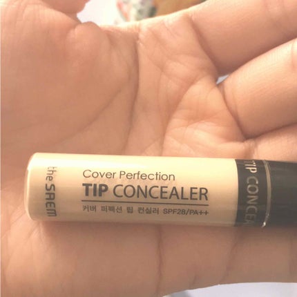 カバーパーフェクション チップコンシーラー/the SAEM/リキッドコンシーラーを使ったクチコミ(2枚目)