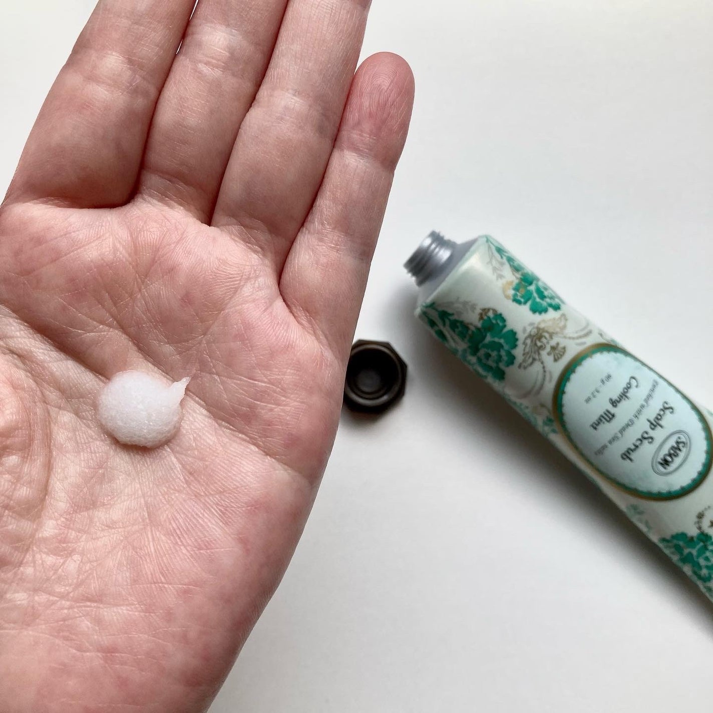 ヘッドスクラブ リフレッシング(ミント)/SABON/ヘッドスクラブを使ったクチコミ(3枚目)