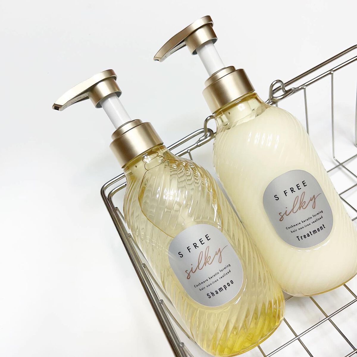 シャンプー シルキースムース/トリートメント シルキースムース /S FREE/市販シャンプーを使ったクチコミ(1枚目)