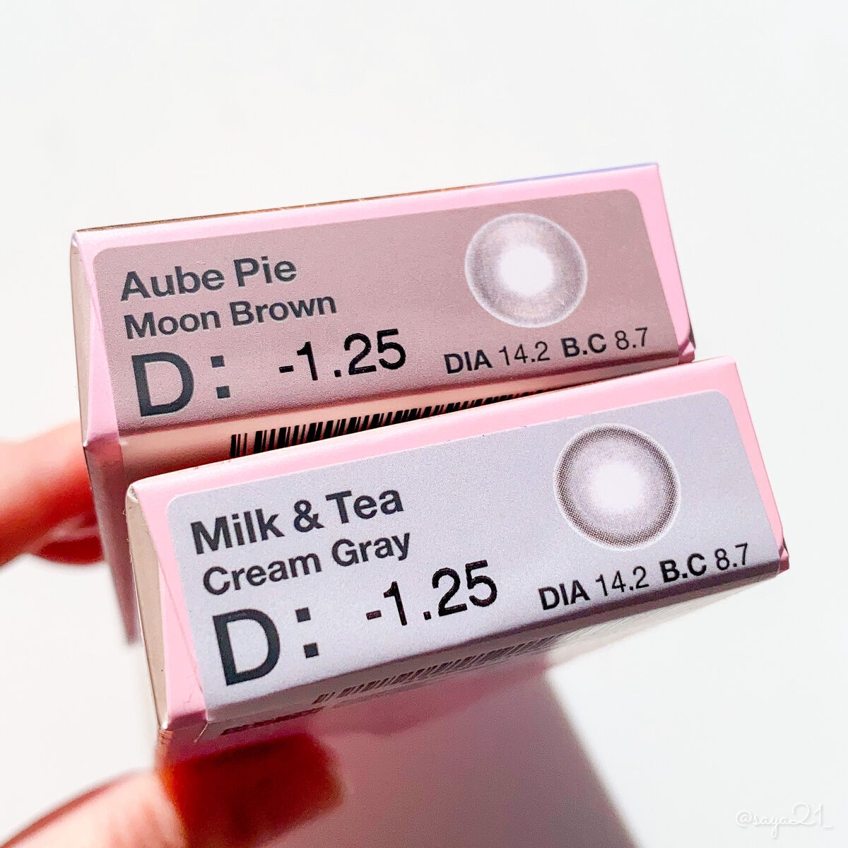 chuuLENS Milk&Tea 1day/chuu LENS/ワンデー（１DAY）カラコンを使ったクチコミ（2枚目）