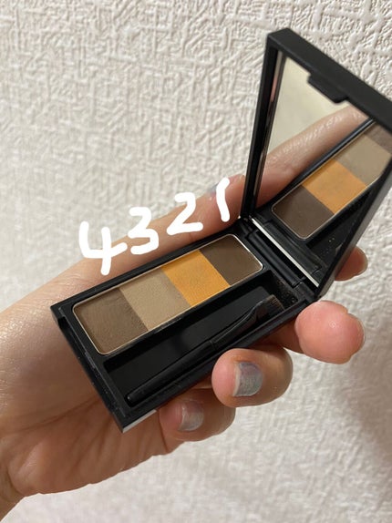 UR GLAM EYEBROW POWDER a イエローブラウン/U R GLAM/パウダーアイブロウを使ったクチコミ(3枚目)