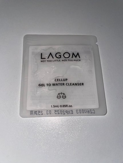 ラゴム ジェルトゥウォーター クレンザー(朝用洗顔)/LAGOM /その他洗顔料を使ったクチコミ(2枚目)