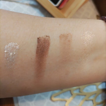 シャドーフラッシュ BR202 キャメルブラウン (雨粒リズム) /MAJOLICA MAJORCA/アイシャドウパレットを使ったクチコミ(3枚目)