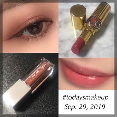 2019/09/29💗
#todaysmakeup #makeupbysaori

＊

#fujiko #フジコ
#フジコシェイクシャドウ
06 THE ブラウン

#イヴサンローラン 
#ルージュヴ