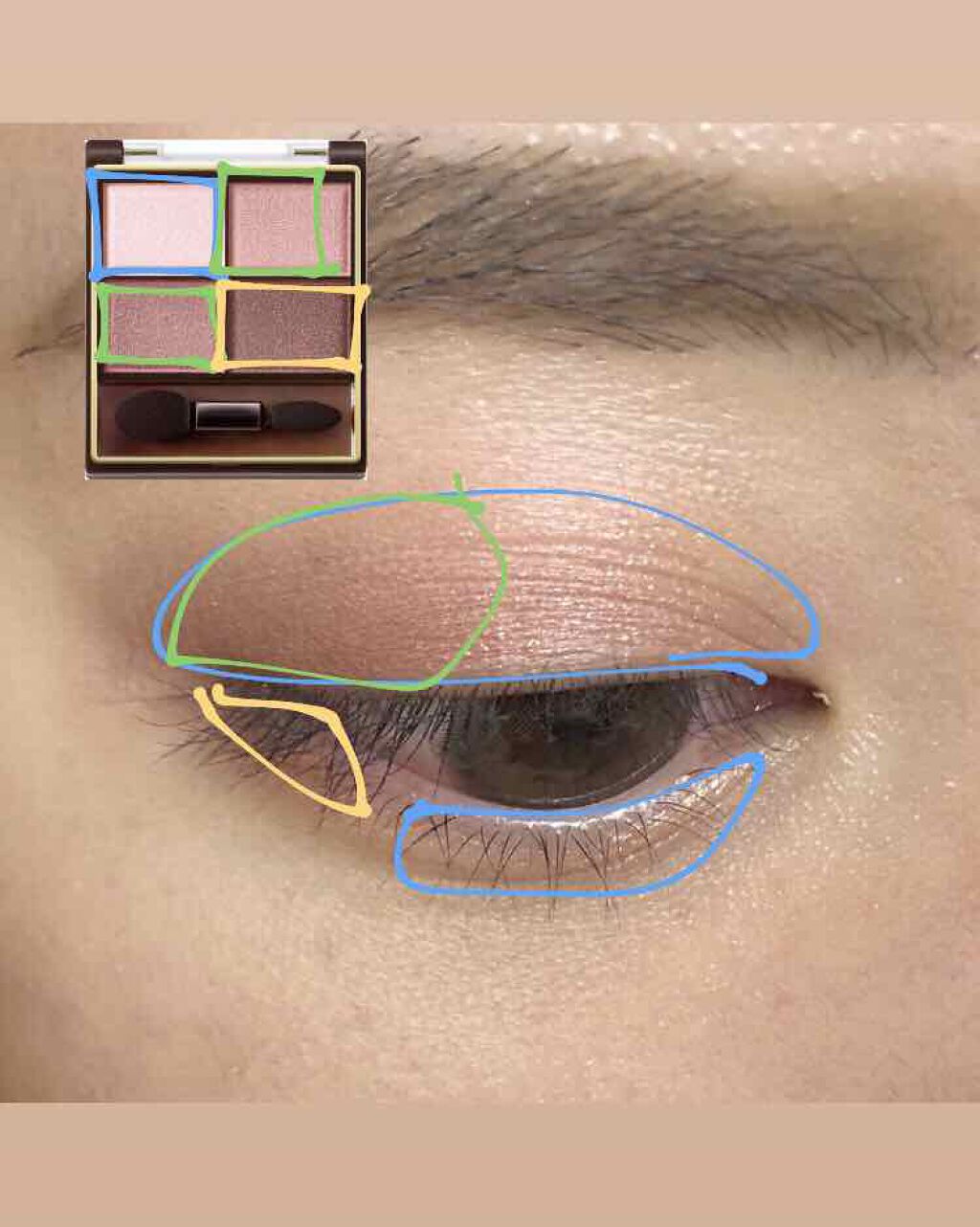 スキニーリッチシャドウ/excel/アイシャドウパレットを使ったクチコミ(2枚目)