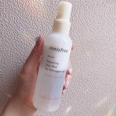 innisfree マイヘア リペアリング ミストのクチコミ「innisfree マイヘア リペアリング ミスト
傷んだ髪用 150ml


液が2層に分か.....」（1枚目）