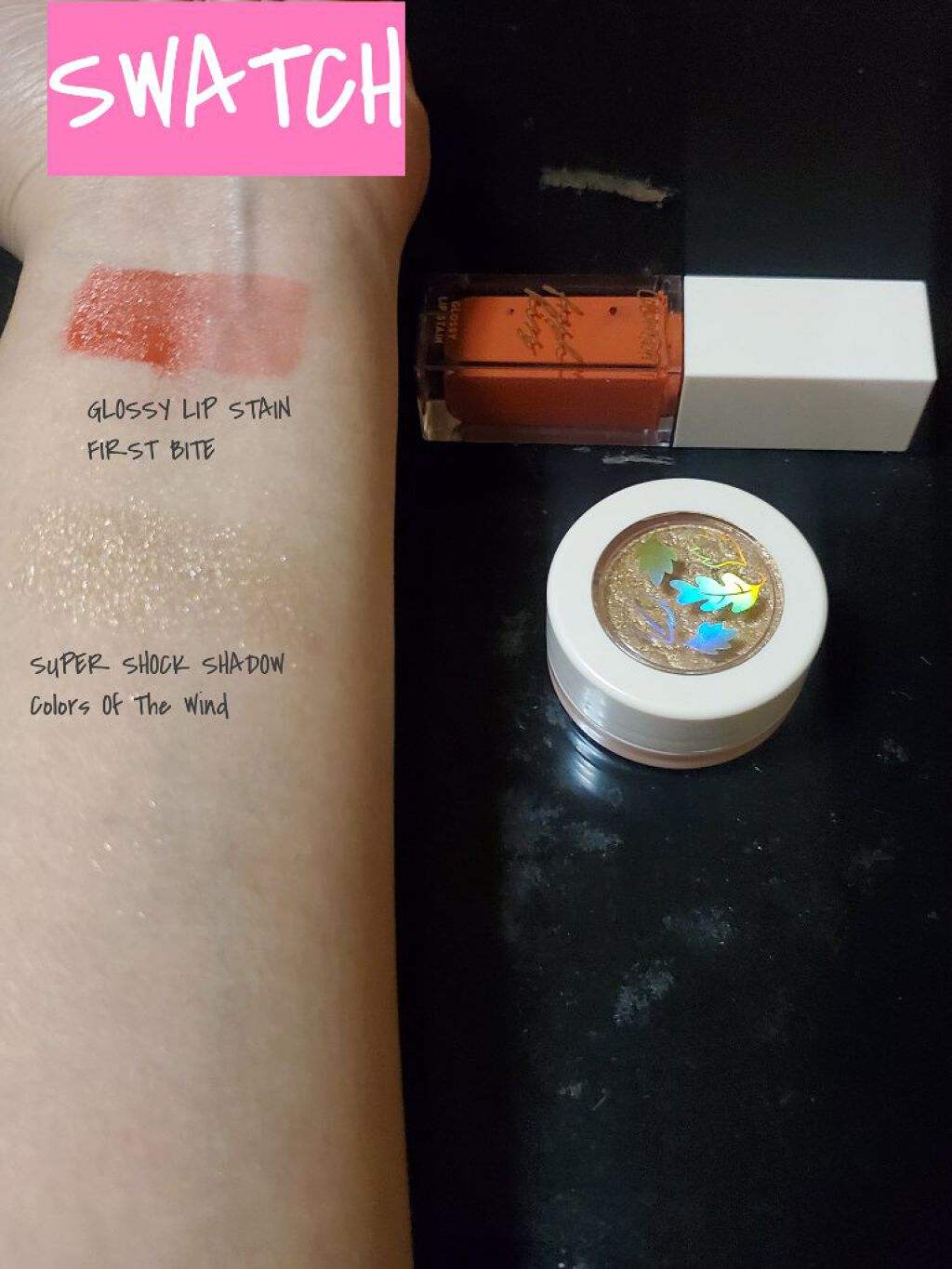 ユキ on LIPS 「カラーポップのGLOSSYLIPSTAINとSUPERSHOC..」(2枚目)