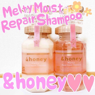 &honey Melty モイストリペア シャンプー1.0／モイストリペア ヘアトリートメント2.0/&honey/シャンプー・コンディショナーを使ったクチコミ（1枚目）